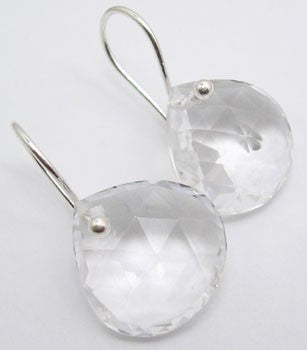 Cercei Argint 925 cu Cristal, 2.6 cm lungime