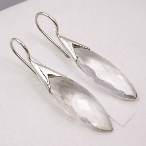 Cercei Argint 925 cu Cristal, 4.4 cm lungime