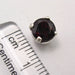 Cercei Argint 925 cu Garnet, 0.7 cm lungime