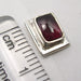 Cercei Argint 925 cu Garnet, 0,9 cm lungime