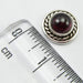 Cercei Argint 925 cu Garnet 1 cm lungime