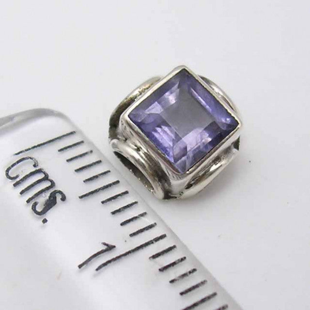 Cercei Argint 925 cu Iolit 0.7 cm lungime