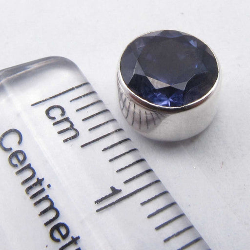 Cercei Argint 925 cu Iolit, 0.8 cm lungime