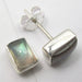 Cercei Argint 925 cu Labradorit, 0.8 cm lungime