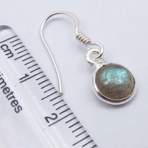 Cercei Argint 925 cu Labradorit, 2,7 cm lungime