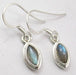 Cercei Argint 925 cu Labradorit, 2,8 cm lungime