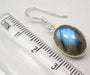 Cercei Argint 925 cu Labradorit, 3.1 cm lungime