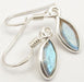 Cercei Argint 925 cu Labradorit, 3 cm lungime