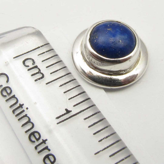 Cercei Argint 925 cu Lapis Lazuli, 0.9 cm lungime