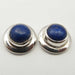 Cercei Argint 925 cu Lapis Lazuli, 0.9 cm lungime