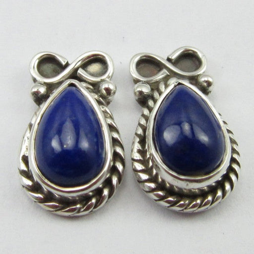 Cercei Argint 925 cu Lapis Lazuli 1,4 cm lungime