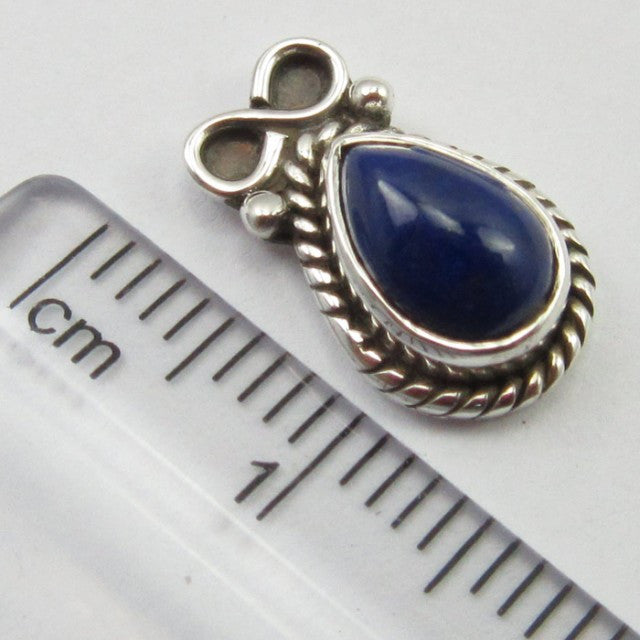 Cercei Argint 925 cu Lapis Lazuli 1,4 cm lungime