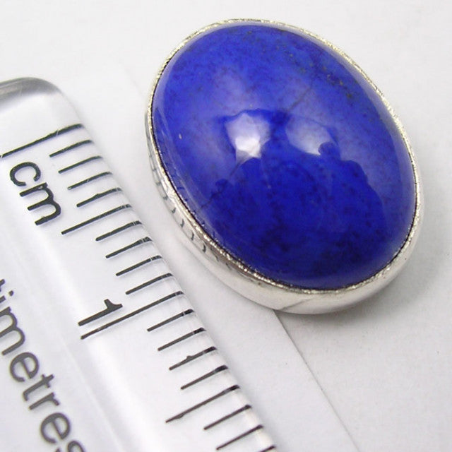 Cercei Argint 925 cu Lapis Lazuli, 1.5 cm lungime