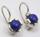 Cercei Argint 925 cu Lapis Lazuli, 1.8 cm lungime