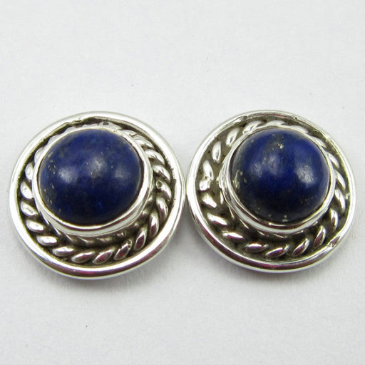 Cercei Argint 925 cu Lapis Lazuli 1 cm lungime