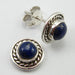 Cercei Argint 925 cu Lapis Lazuli 1 cm lungime