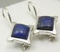 Cercei Argint 925 cu Lapis Lazuli, 2.5 cm lungime