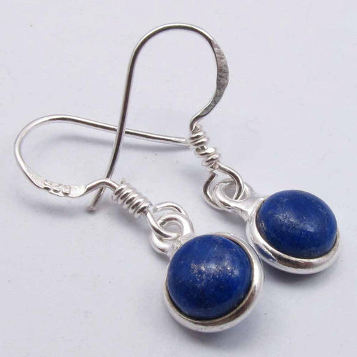 Cercei Argint 925 cu Lapis Lazuli, 2,7 cm lungime