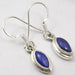 Cercei Argint 925 cu Lapis Lazuli, 2,8 cm lungime