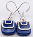 Cercei Argint 925 cu Lapis Lazuli, 2.8 cm lungime