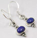 Cercei Argint 925 cu Lapis Lazuli, 2,9 cm lungime
