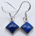 Cercei Argint 925 cu Lapis Lazuli, 2,9 cm lungime