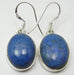 Cercei Argint 925 cu Lapis Lazuli, 3.3 cm lungime