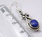 Cercei Argint 925 cu Lapis Lazuli, 3.5 cm lungime