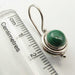 Cercei Argint 925 cu Malachit, 2.4 cm lungime