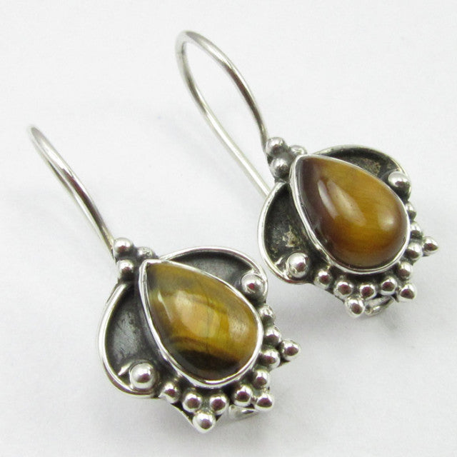 Cercei Argint 925 cu Ochi de tigru