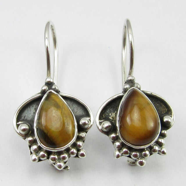 Cercei Argint 925 cu Ochi de tigru