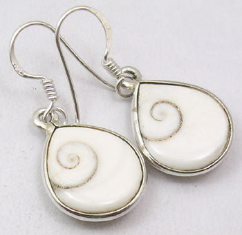 Cercei Argint 925 cu Ochiul lui Shiva, 3.4 cm lungime