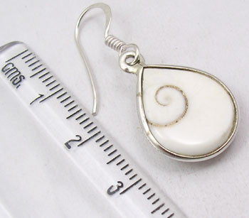 Cercei Argint 925 cu Ochiul lui Shiva, 3.4 cm lungime