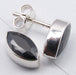 Cercei Argint 925 cu Onix Negru, 1,1 cm lungime