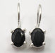 Cercei Argint 925 cu Onix Negru,1,7 cm lungime