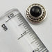 Cercei Argint 925 cu Onix Negru 1 cm lungime