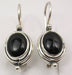 Cercei Argint 925 cu Onix Negru, 2.5 cm lungime