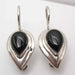 Cercei Argint 925 cu Onix Negru, 2.5 cm lungime