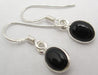 Cercei Argint 925 cu Onix Negru, 2.6 cm lungime