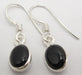 Cercei Argint 925 cu Onix Negru, 2.6 cm lungime