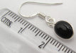 Cercei Argint 925 cu Onix Negru, 2.6 cm lungime