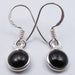 Cercei Argint 925 cu Onix Negru, 2,7 cm lungime