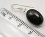 Cercei Argint 925 cu Onix Negru 3.1 cm lungime