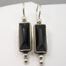 Cercei Argint 925 cu Onix Negru, 3.9 cm lungime