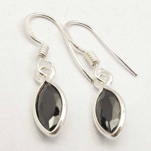 Cercei Argint 925 cu Onix Negru, 3 cm lungime