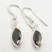 Cercei Argint 925 cu Onix Negru, 3 cm lungime
