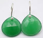 Cercei Argint 925 cu Onix Verde, 2.6 cm lungime