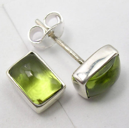 Cercei Argint 925 cu Peridot, 0,8 cm lungime