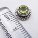 Cercei Argint 925 cu Peridot, 0.8 cm lungime