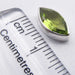 Cercei Argint 925 cu Peridot, 1.1 cm lungime